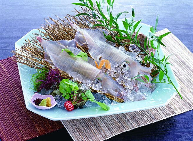 ▲呼子烏賊又彈又脆。　圖：佐賀縣觀光聯盟／提供